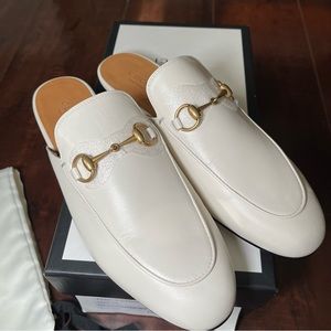 Gucci Women's Princetown Leather Mules - brand new